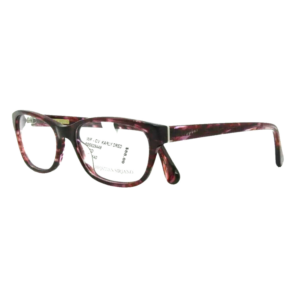 CHRISTIAN SIRIANO CARLY DRED BURGUNDY TORTOISE FRAMES 52-17-140